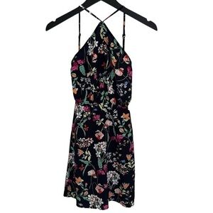 by the way. Floral Backless Mini Dress